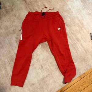 Nike Tech Bright Red Sweatpants